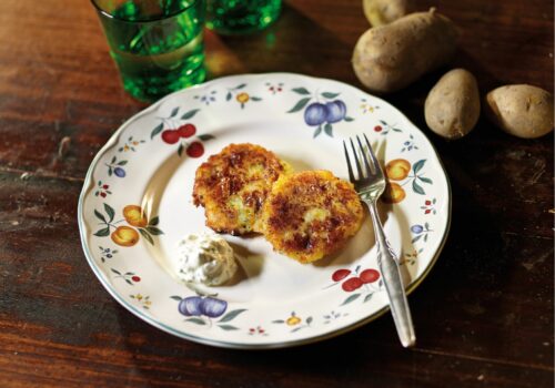 Tiroler Zerggln mit Heumilch-Produkten